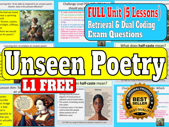 Unseen Poetry AQA GCSE