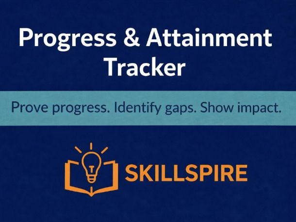 Progress & Attainment Tracker | RAG-Rated | Gaps, Trends & Summary Dashboard