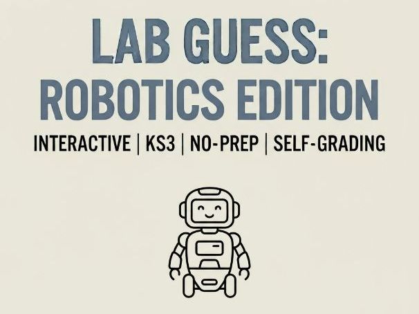 Lab Guess: Robotics Edition