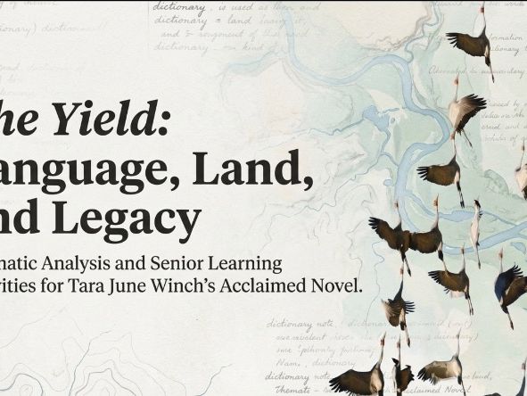 The Yield Unit Plan | Senior English | Novel Study, Context, Language & Analysis