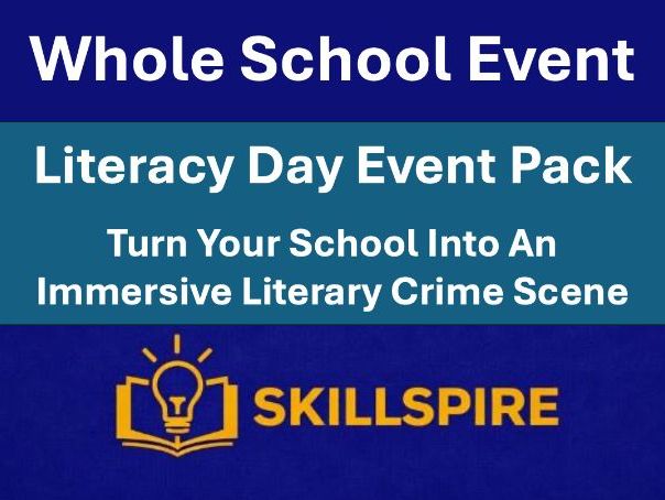 A Whole-School QR Code Mystery | Literary Guide Voices | KS3–KS5 | Literacy Day Event Pack