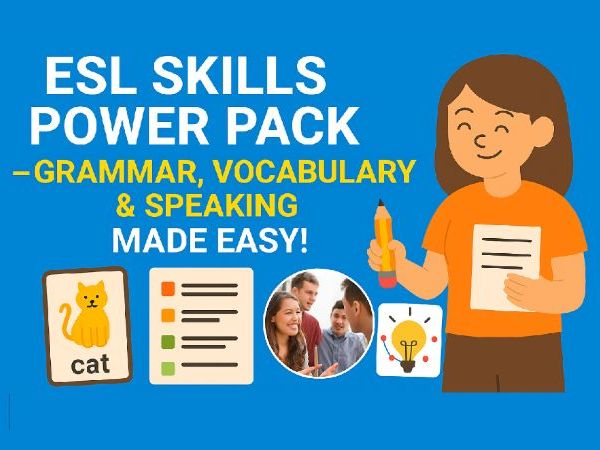 ESL Sentence & Word Focus Activities – Grammar, Vocabulary, Speaking & Listening Practice