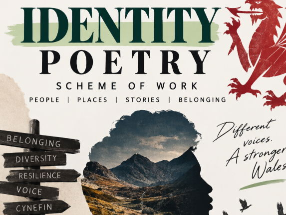 Year 9 Identity Poetry Scheme of Work | Welsh Identity | WJEC GCSE Skills | Full Unit + Booklet