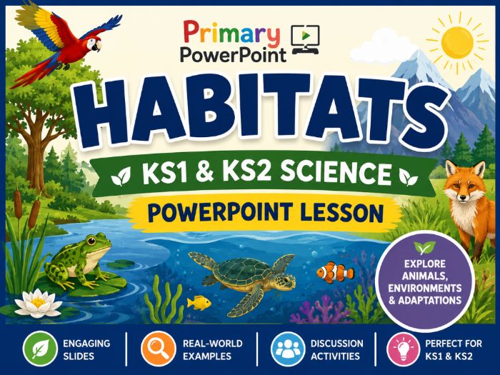 Habitats KS1 & KS2 Science PowerPoint Lesson