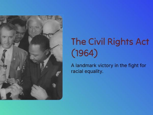 KS3 Black History Month – The Civil Rights Act (1964)