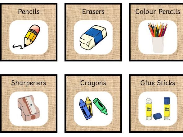EYFS Classroom Labels