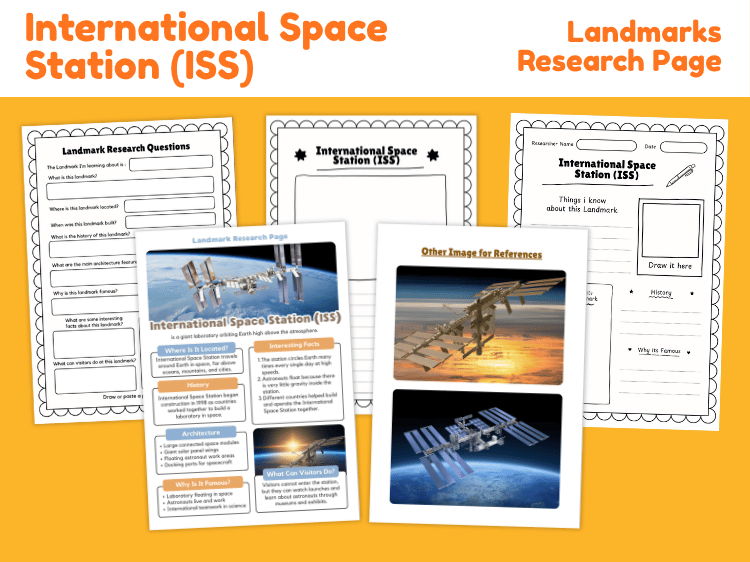 International Space Station Research Project | Space & STEM Worksheets
