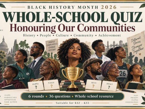 Black History Month 2026 Whole-School Quiz | Honouring Our Communities