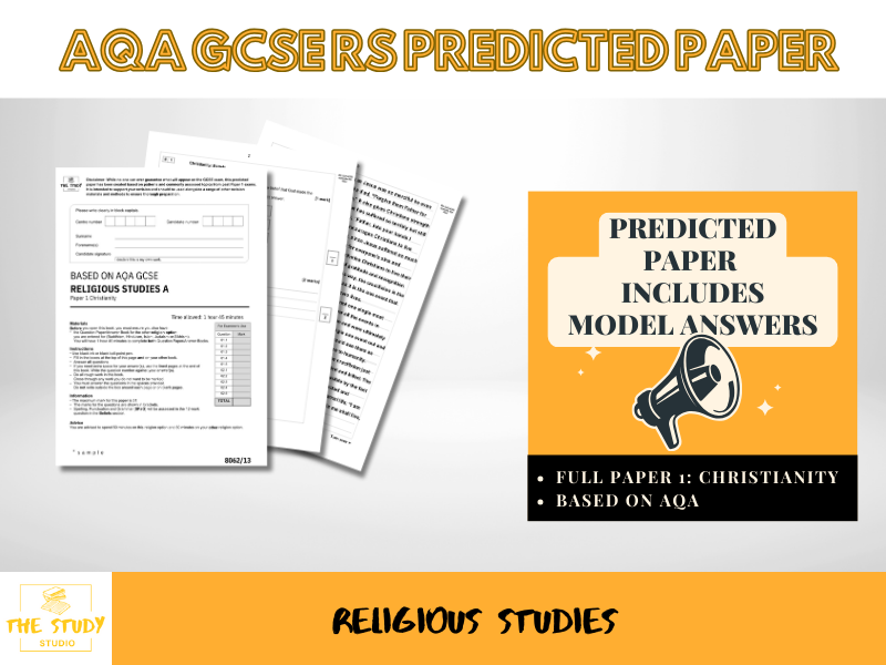 AQA GCSE RS: Christianity Predicted Paper & Model Answers 2025