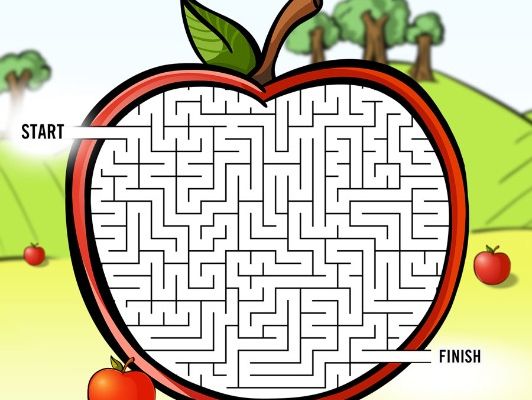 Autumn Apple Maze