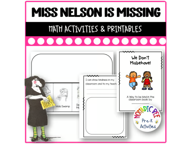 Miss Nelson is Missing Activities - Class and Flip Book