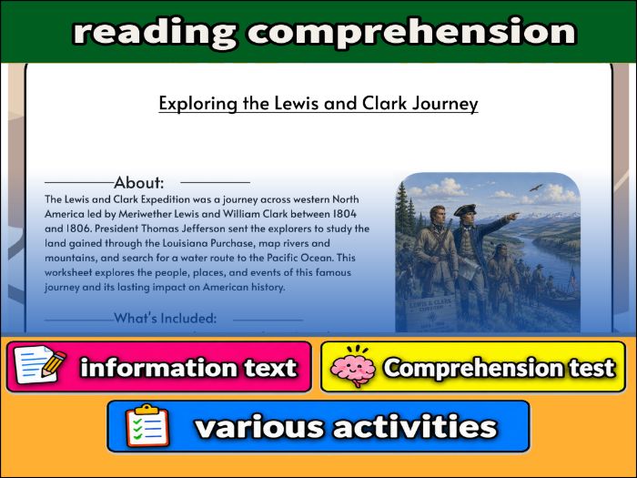 Exploring the Lewis and Clark Journey | Comprehension 91����t