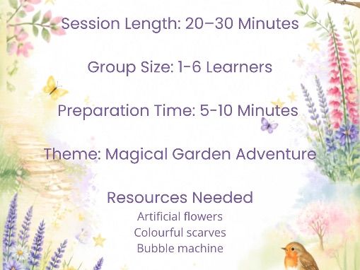 Magical Garden Adventure Sensory Session | SEND, ASN & EYFS Resource | SoftStepsSensory