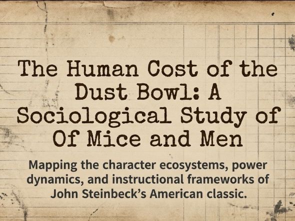 Of Mice and Men Analysis Mini: Theme Character Language Year 10 & Senior