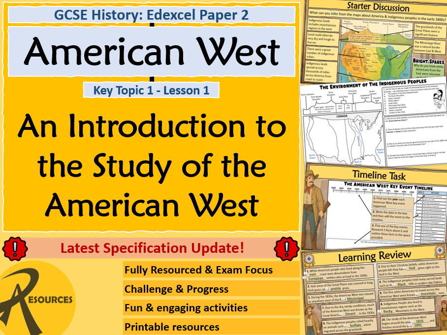The American West - Introduction - GCSE History Edexcel (Lesson 1)