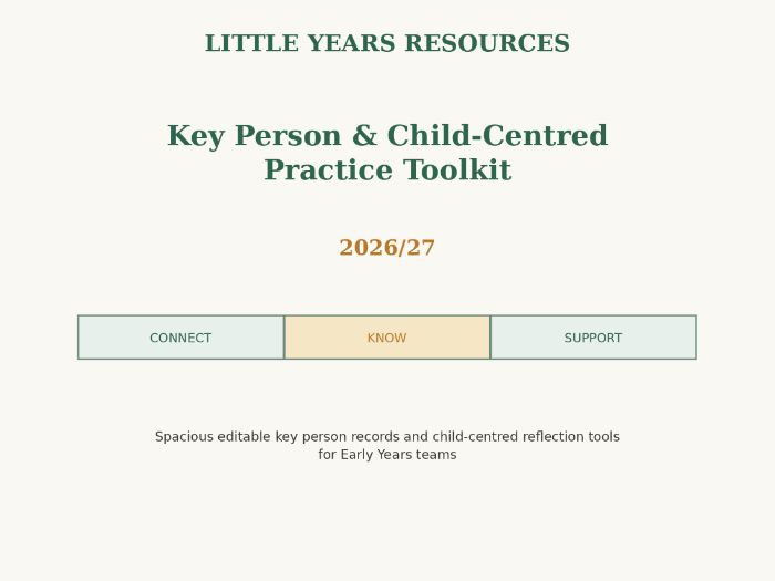 Key Person & Child Centred Practice Toolkit