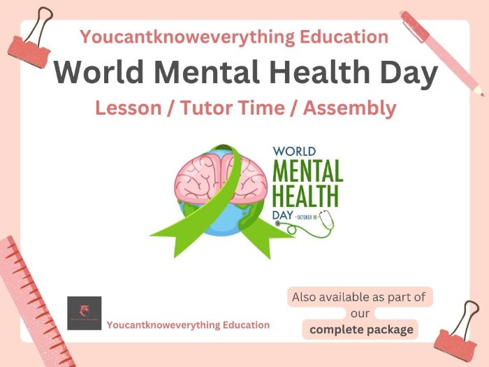 World Mental Health Day Lesson 2026