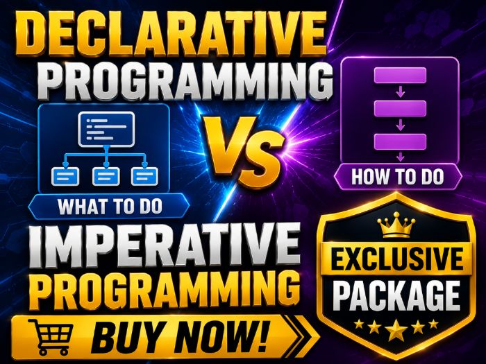 Declarative programming vs Imperative | PPT + Worksheets + Activity + MCQ Quiz + Marking Scheme