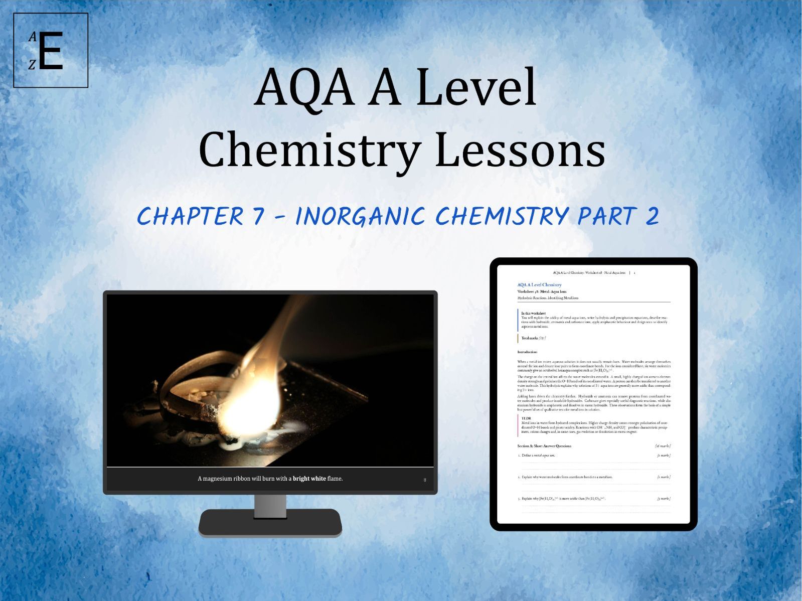 AQA A Level Chemistry Lessons Chapter 7 - Inorganic Chemistry Part 2