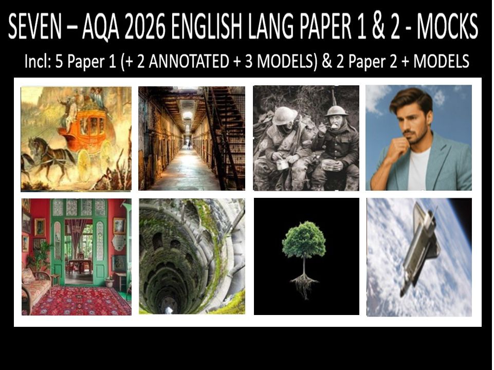 SEVEN - AQA PAPER 1 & 2 | 2026 FULL MOCKS | ANNOTATED | MODELS