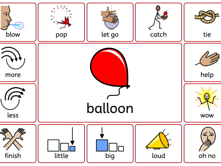 Balloon Communication Board