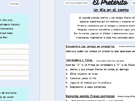Spanish Preterite Practice Pack KS3/GCSE