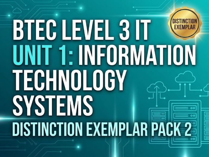 BTEC Level 3 IT Unit 1 Distinction Pack 2