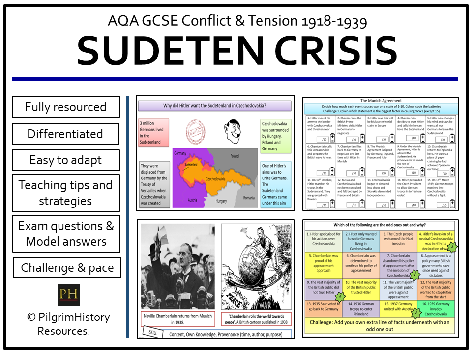 AQA GCSE Conflict & Tension: The Sudeten Crisis and Appeasement
