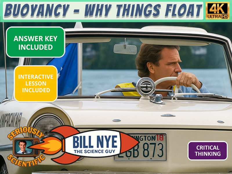 Bill Nye Buoyancy Worksheet with Answer Key FREE | 4K Full Episode