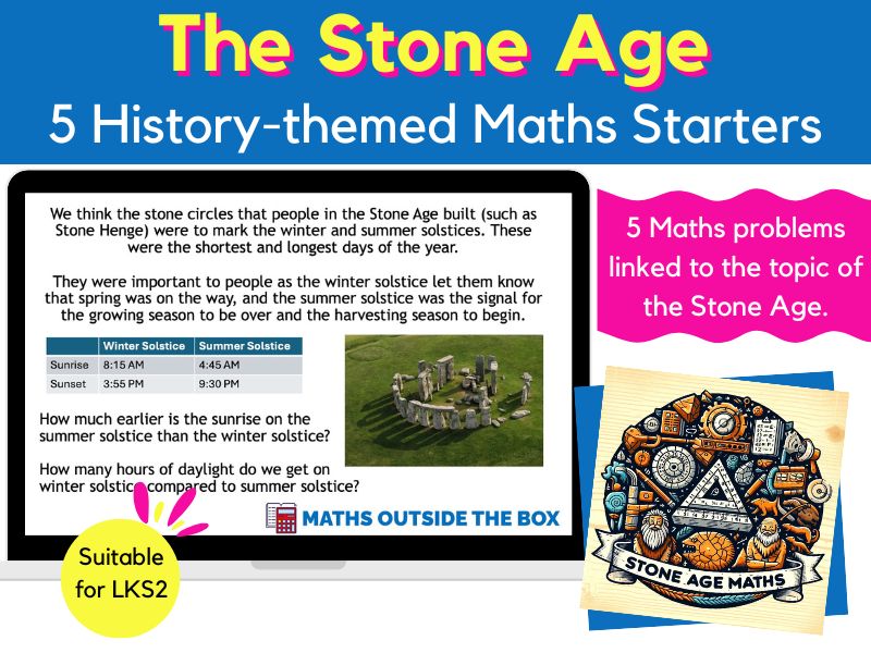 Stone Age Maths Starters for LKS2