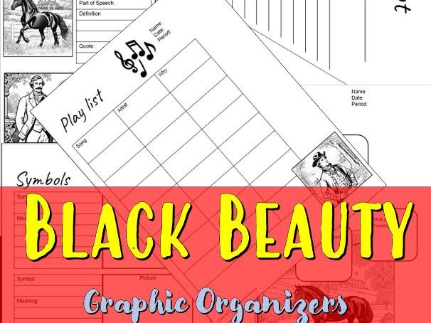 Black Beauty Graphic Organizers