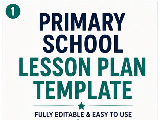Weekly Lesson Plan Template — Editable A4 Landscape for UK Primary Teachers