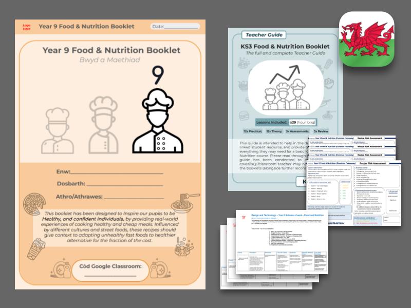 (Welsh Curriculum) KS3 Year 9 Food Tech - Complete Set of 10 Lessons