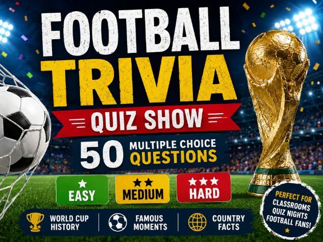 Football Trivia Quiz Show 50 Questions