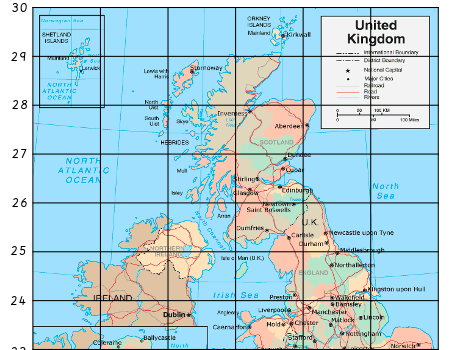 UK Grid Reference Map | Teaching Resources