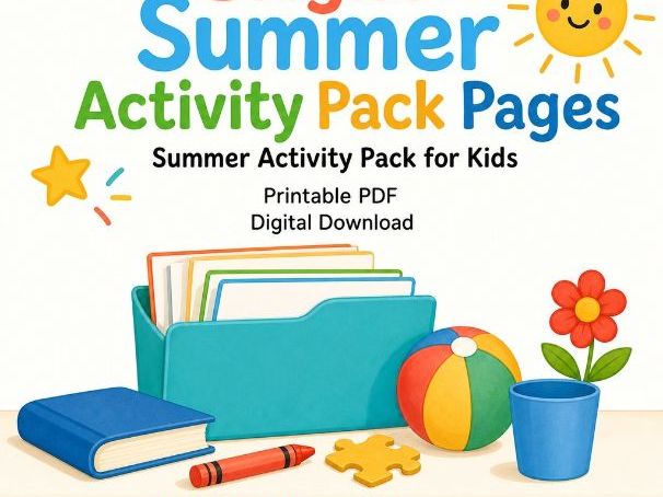 Bright Summer Activity Pack Pages