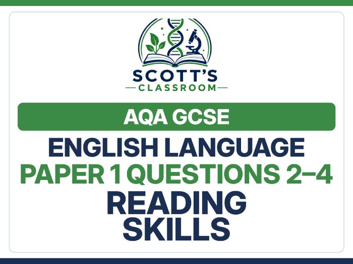 AQA English Language Paper 1 Q2-Q4 Workbook