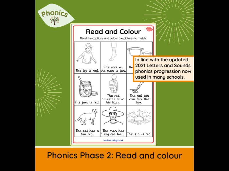 Phase 2 Read and Colour