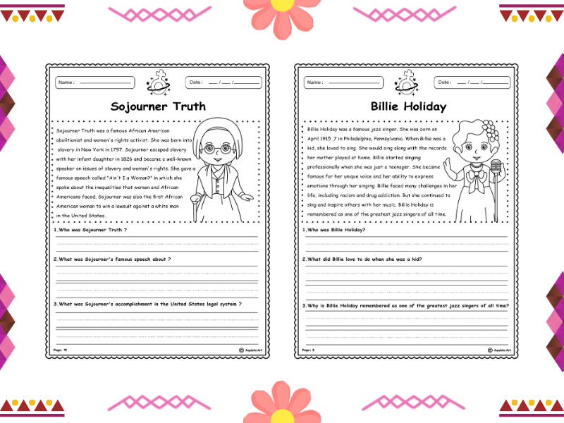 Women's History Month : K-2 Reading Comprehension Passages | Free ...