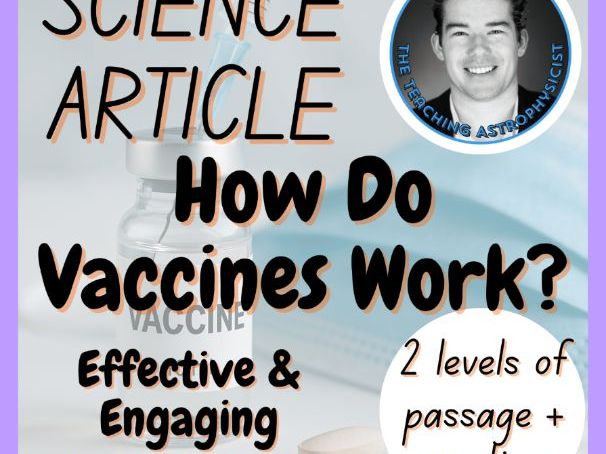 How Do Vaccines Work? Health Reading Comprehension 2 Passage & Questions