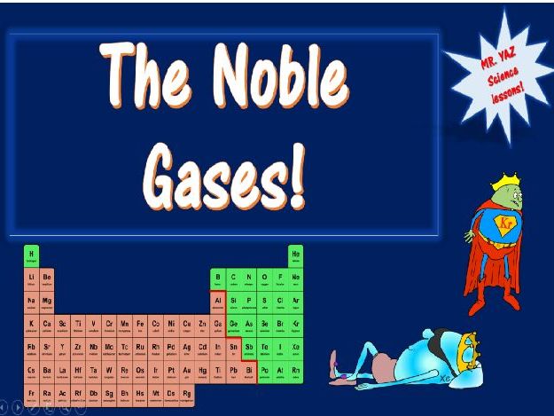 Periodic Table Group 0 Noble Gases Lesson