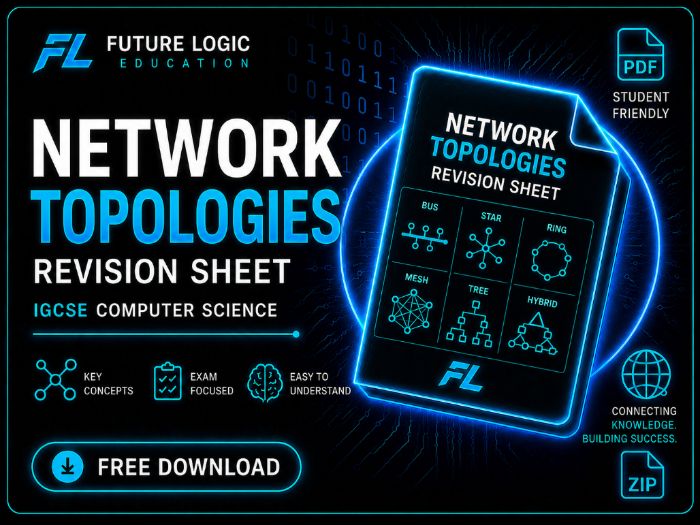 IGCSE CS (0478) Network Topologies Sheet