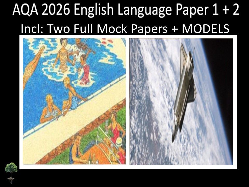 Two AQA 2026 English Language Paper 1 + 2 Mocks | MODELS