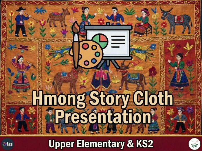 Hmong Story Cloths: Teaching Presentation | Visual Guide & Writing Models