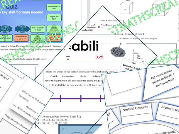 GCSE Overview Revision Bundle Exam Questions included