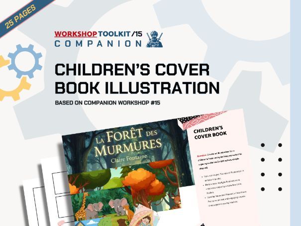 Children's Book Cover Toolkit | KS3 KS4 GCSE | Customizable Worksheets | Middle & High School