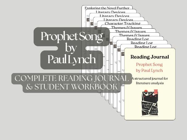 Prophet Song by Paul Lynch – Complete Reading Journal & Student Workbook