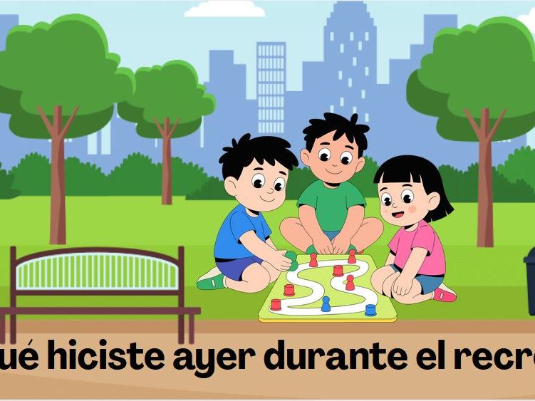 ¿Qué hiciste ayer durante el recreo?