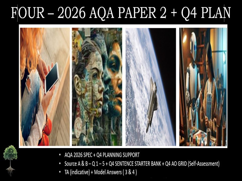 FOUR - AQA PAPER 2 | 2026 FULL MOCKS | Q4 PLAN