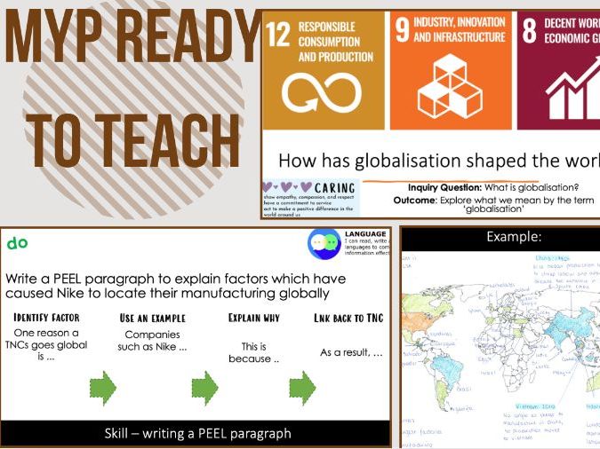 MYP2 - Unit: Globalisation - FULLY RESOURCED UNIT